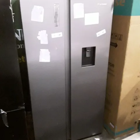 FRIDGEMASTER MS91520DES 90CM WIDE SIDE BY SIDE, AMERICAN STYLE FRIDGE FREEZER