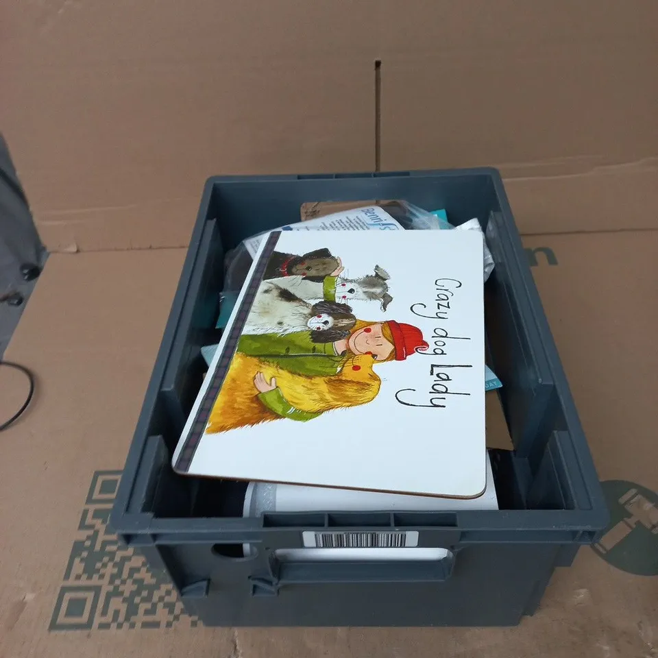 TOTE OF APPROXIMATELY 15 ASSORTED ITEMS TO INCLUDE: FRENZIED HEMPSEED NATURAL 