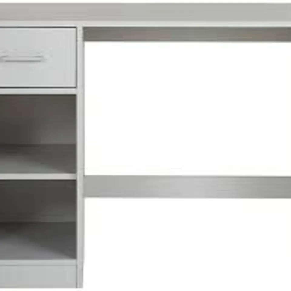 HOME ESSENTIALS METRO DESK - GREY RRP £59.99