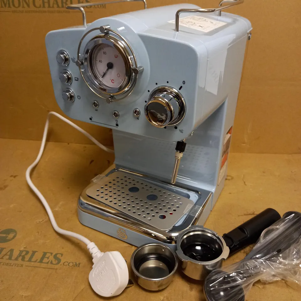 SWAN RETRO ESPRESSO COFFEE MACHINE