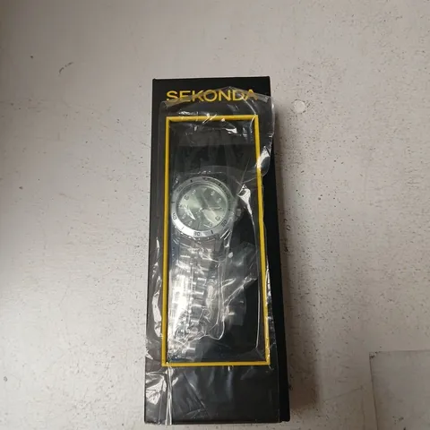 SEKONDA STAINLESS STEEL WATCH – SILVER DIAL