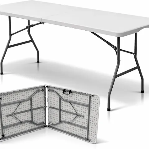 BOXED 3594 6FT FOLDING TRESTLE TABLE HEAVY DUTY CATERING GARDEN PARTY 1.8M
