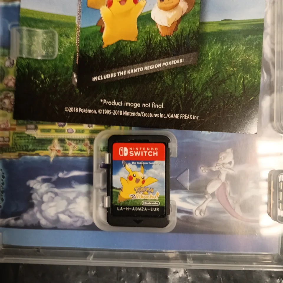 POKEMON LETS GO PIKACHU FOR NINTENDO SWITCH 