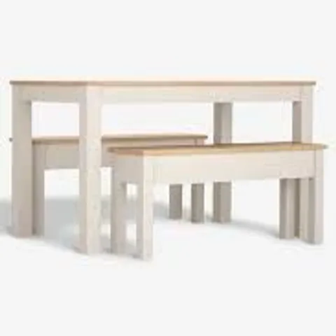 BOXED MALVERN CLASSICS CREAM BENCH SET (2 BOXES)