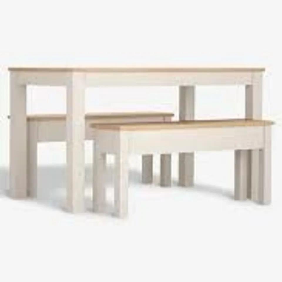 BOXED MALVERN CLASSICS CREAM BENCH SET (2 BOXES)