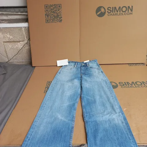ZARA HIGH-RISE JEANS β FULL-LENGTH, EU 38 / US 2
