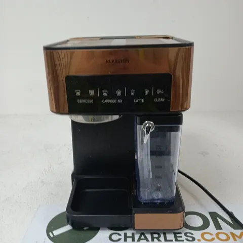 KLARSTEIN ESPRESSO COFFEE MAKER – COPPER/BLACK, 1350W