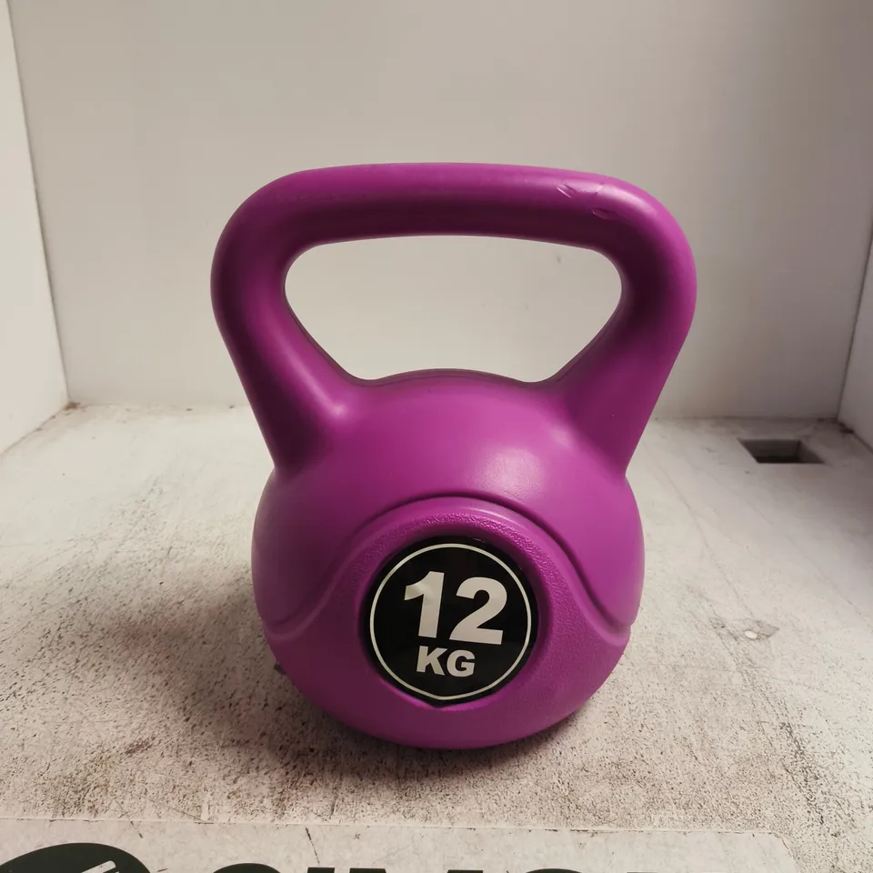 PURPLE 12KG KETTLEBELL