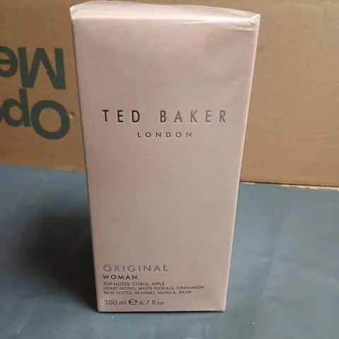 BOXED AND SEALED TED BAKER LONDON ORIGINAL WOMAN 200ML