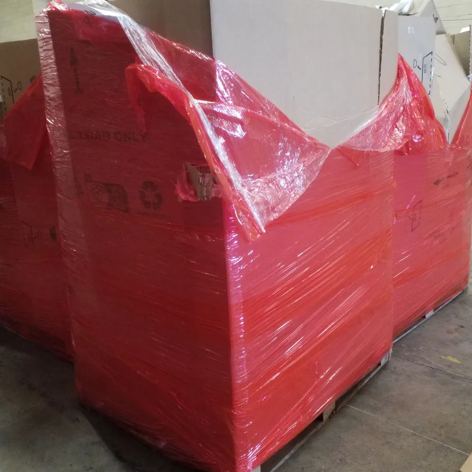 PALLET CONTAINING ASSORTED PRODUCTS INCLUDING BABY PLAYPEN, BATH MAT, PICTURE FRAME SET & CLOSET TENSION RACKS