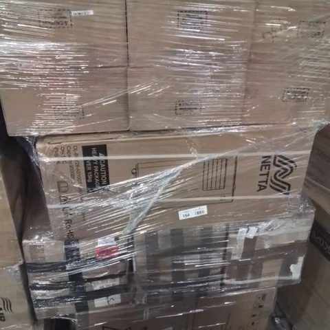 PALLET CONTAINING LARGE QUANTITY OF AIR CONDITIONING UNITS
