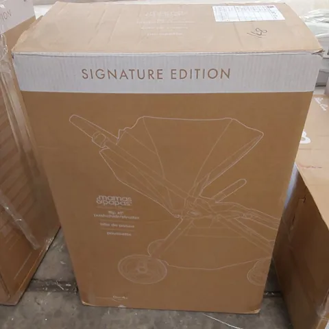 BOXED MAMAS & PAPAS SIGNATURE EDITION FLIP XT3 PUSHCHAIR/STROLLER - SKYLINE GREY