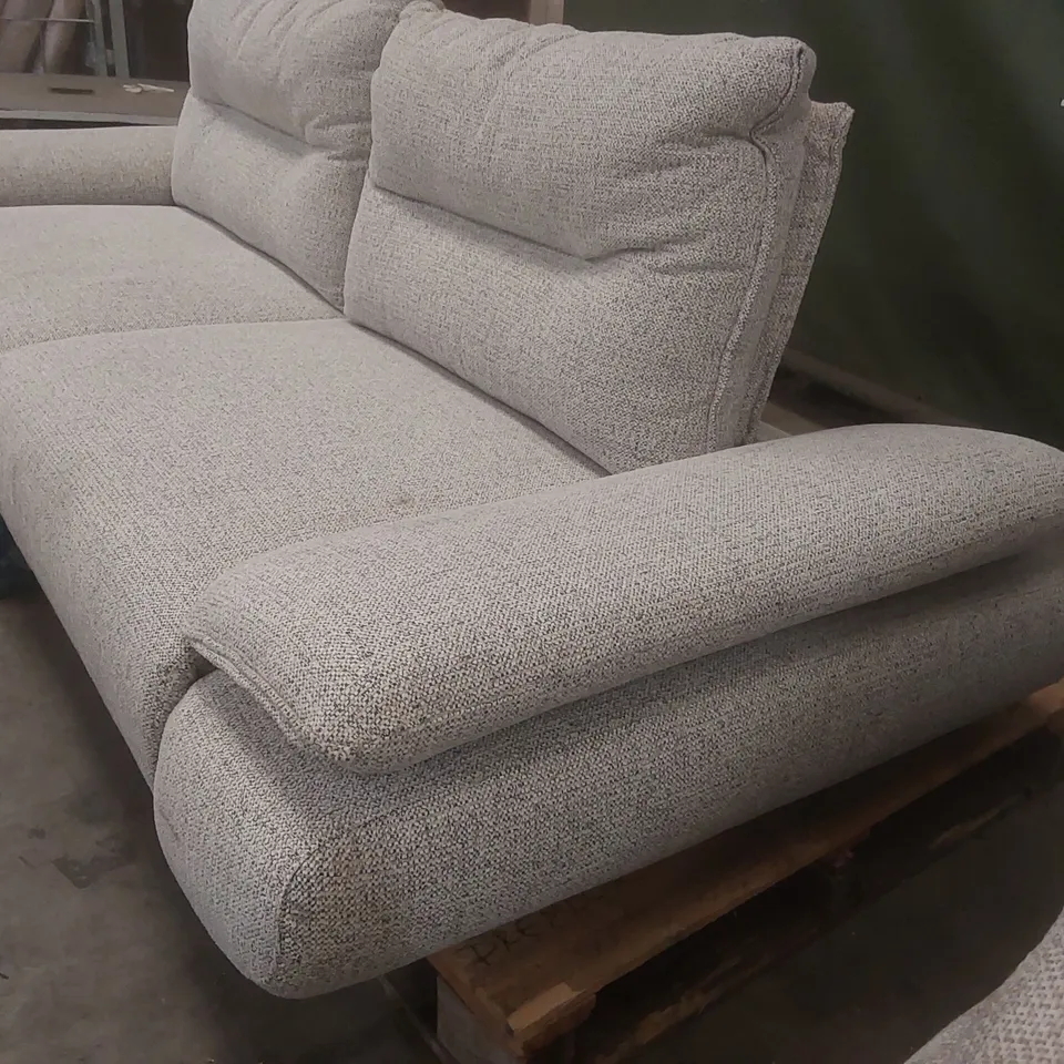DANETTI ELIO GREY FABRIC 3 SEATER SOFA