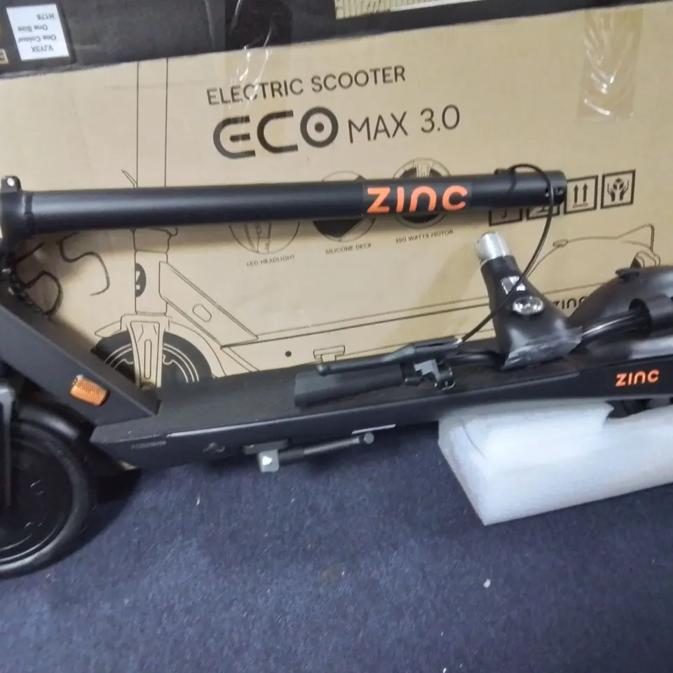 ZINC ECO MAX 3.0 ELECTRIC SCOOTER - COLLECTION ONLY RRP £499.99