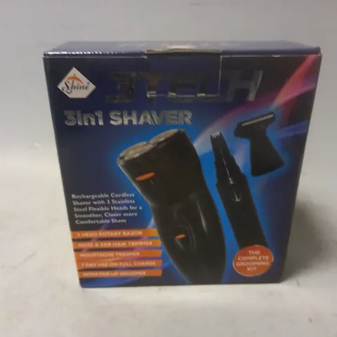 BOXED 3TECH 3-IN-1 SHAVER 