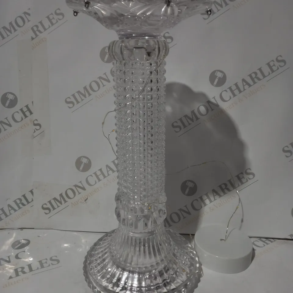 BOXED JULIAN MACDONALD PRE LIT GLASS LIGHT