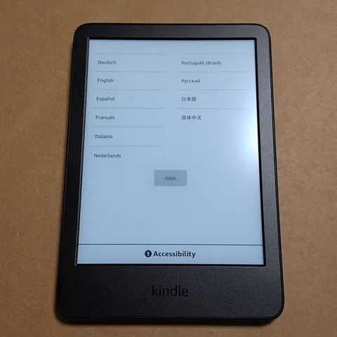 BOXED KINDLE E-READER IN BLACK - 16GB