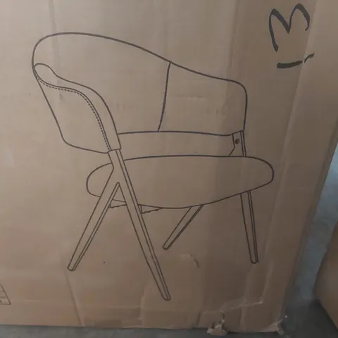 BOXED PAIR OF DINING CHAIRS