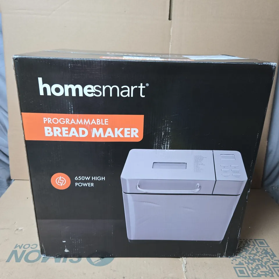 HOMESMART PROGRAMMABLE BREAD MAKER – BOXED