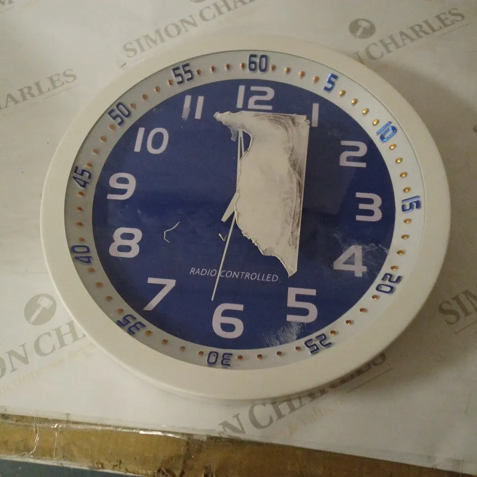 TECHNOLINE WT 8971 RADIO CONTROLLED WALL CLOCK WHITE/BLUE