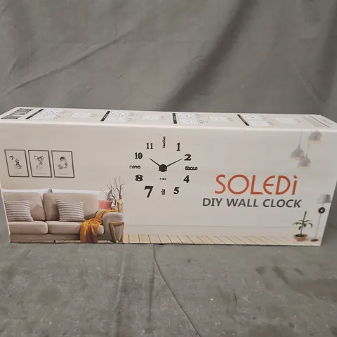 BOXED SOLEI DIY WALL CLOCK