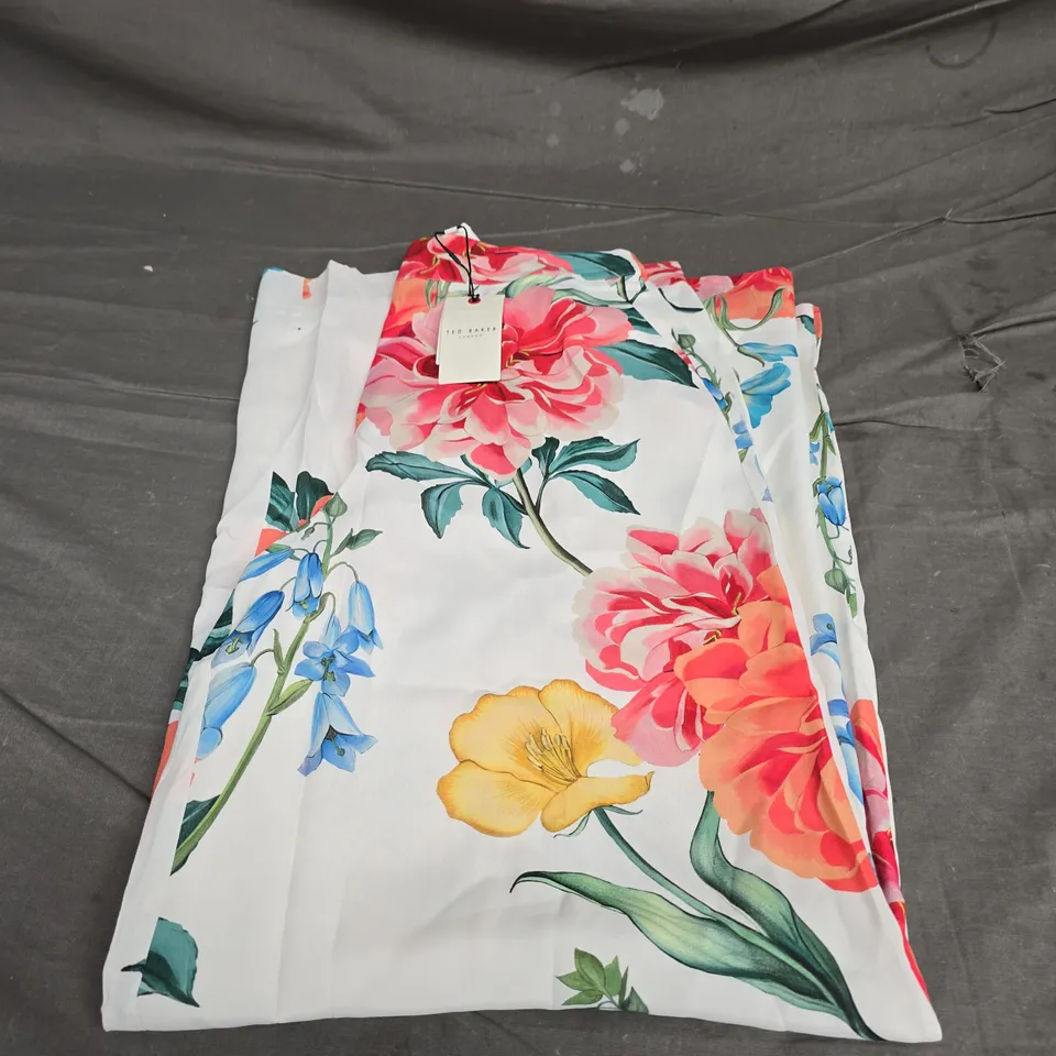 TED BAKER PRINTED TROUSERS - SIZE 3