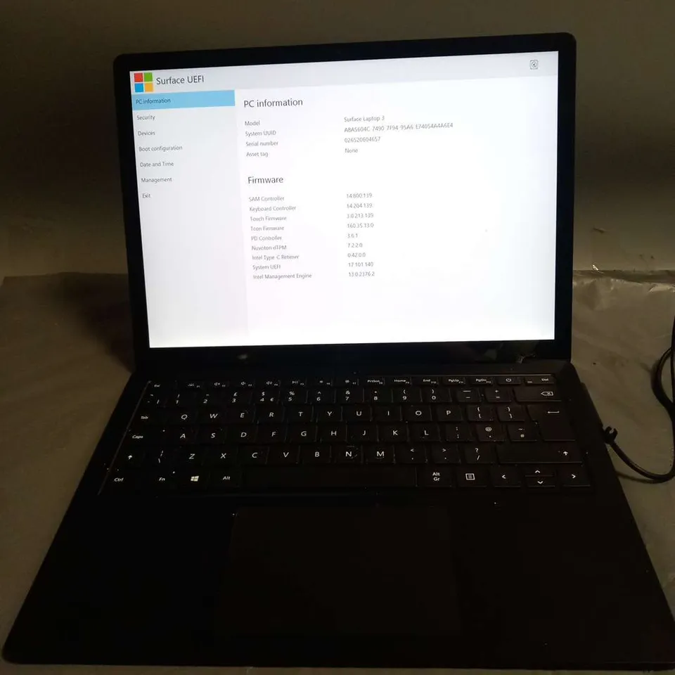 MICROSOFT SURFACE LAPTOP 3 13 INCH I5-1035G7 1.20GHZ