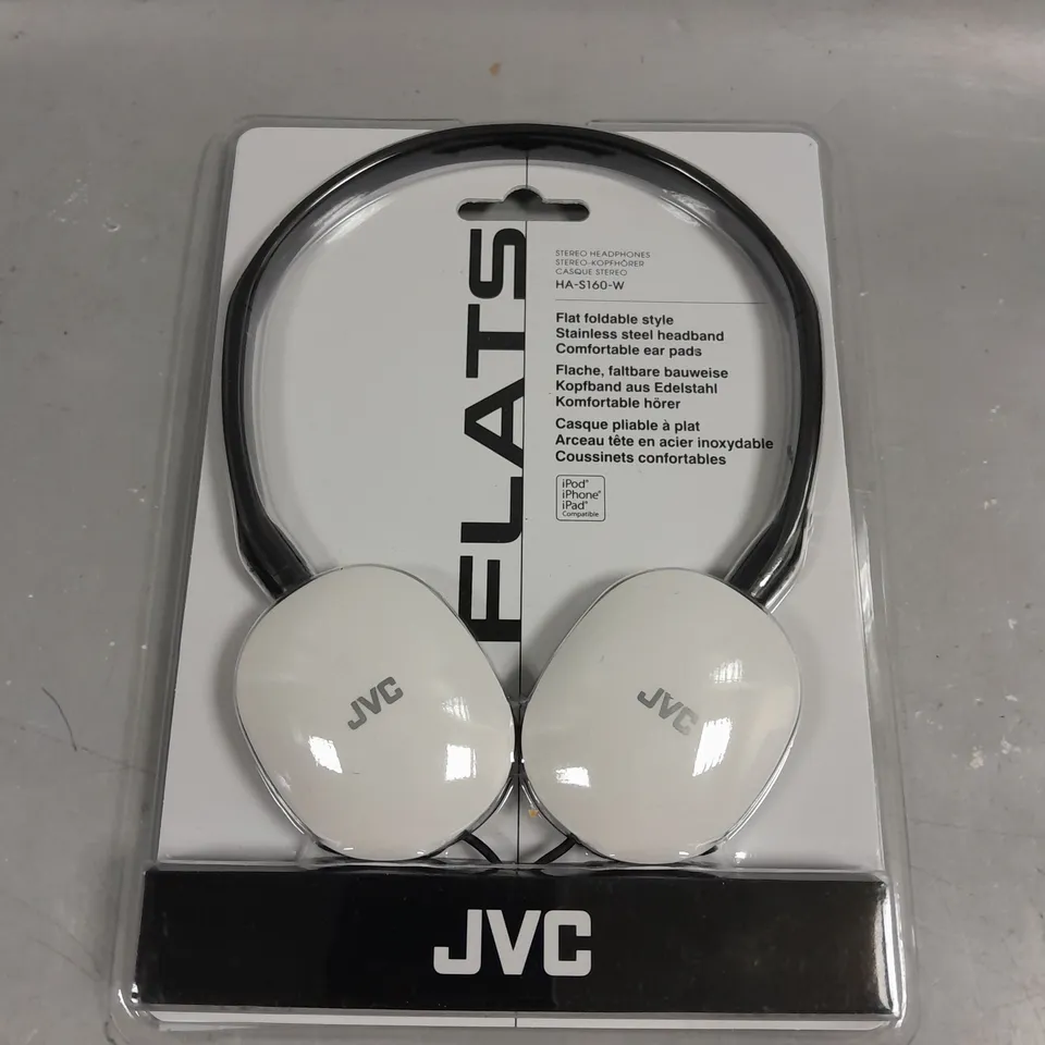 JVC HA-S160-W FLATS HEADPHONES 