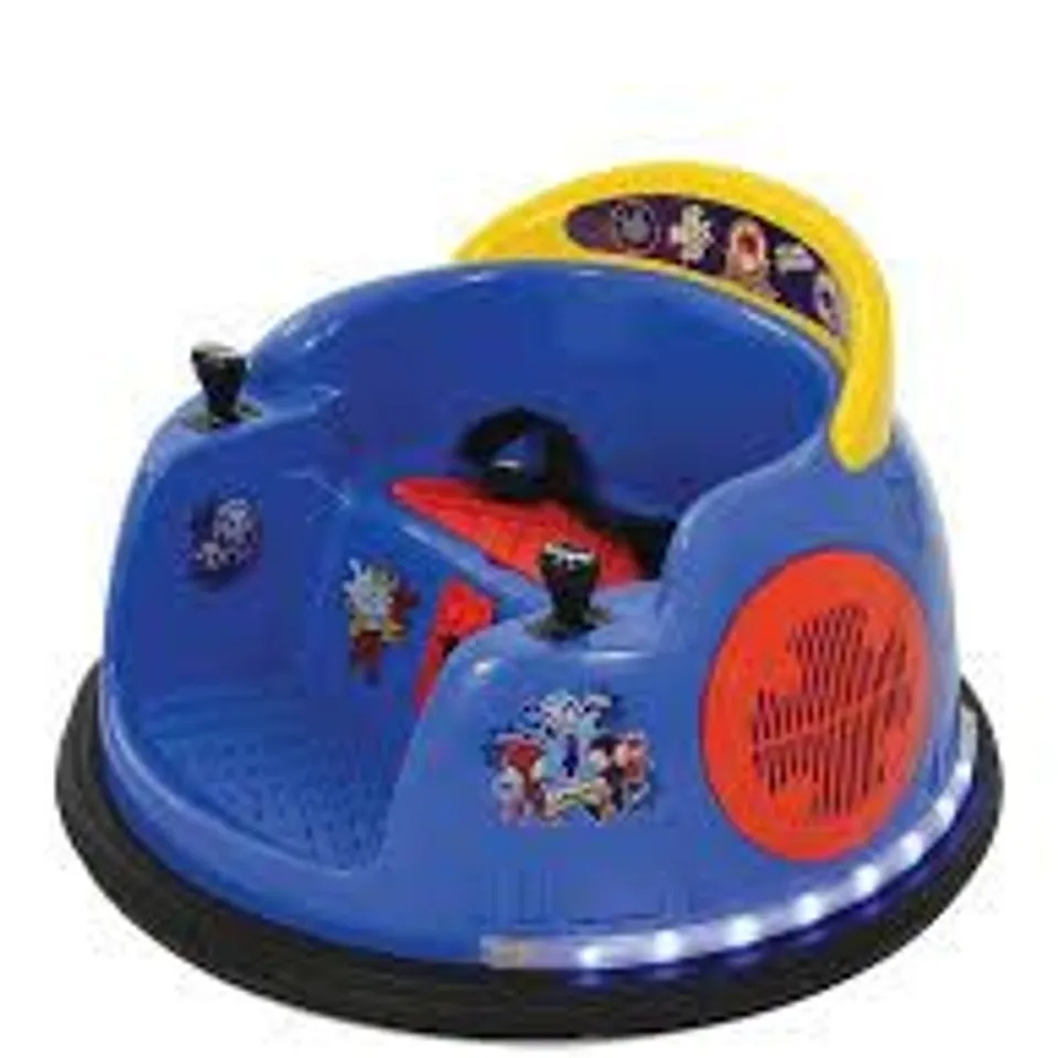 BOXED SPIDERMAN SPIDEY & HIS AMAZING FRIENDS 6V ELECTRIC BUMPER CAR RIDE ON