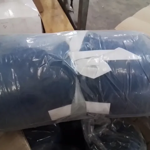 BOX CONTAINING 5 FLANNEL THROWS -BLUE-