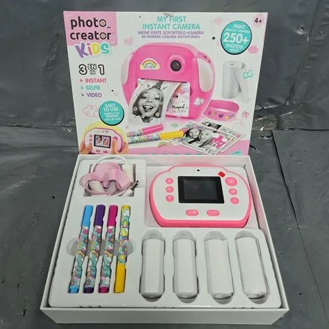 PHOTO CREATOR KIDS - MY FIRST INSTANT CAMERA