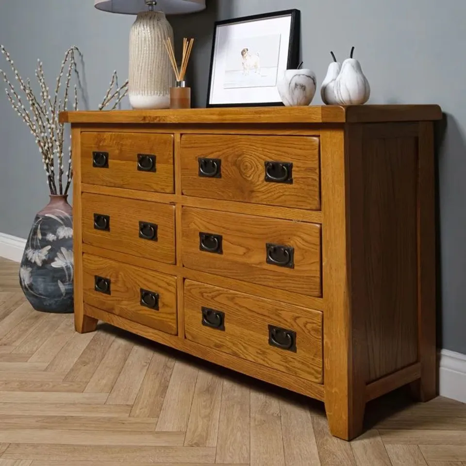 BOXED COCIANI 6-DRAWER CHEST OF DRAWERS