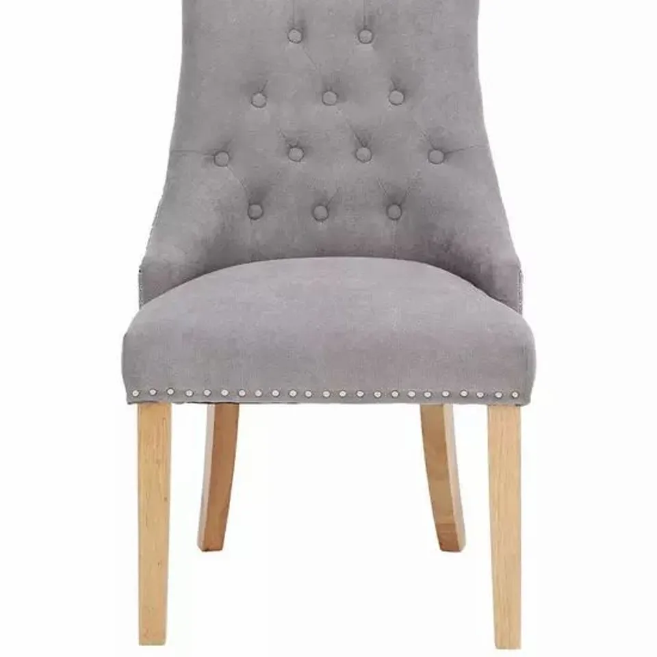 PAIR OF WARWICK DINING CHAIRS IN NATURAL/OAK - 1OF1 RRP £299.99