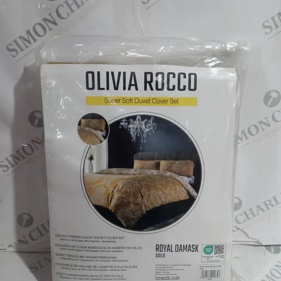 OLIVIA ROCCO SUPER SOFT DUVET COVER SET - KING SIZE