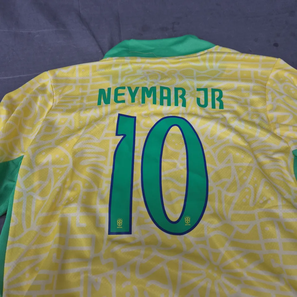 BRAZIL NEYMAR JR FOOTBALL SHIRT – YOUTH SIZE 28 (NIKE)