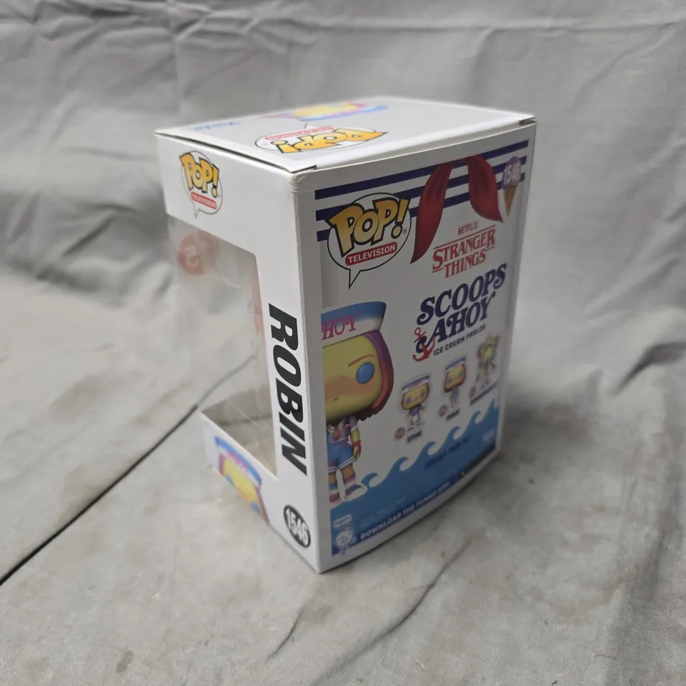 FUNKO POP! TELEVISION STRANGER THINGS - ROBIN (SCOOPS AHOY) VINYL FIGURE – BOXED