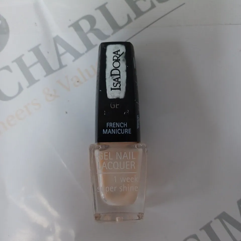 BOX OF APPROX 20 ISA DORA FRENCH MANICURE GEL NAIL LACQUER. 