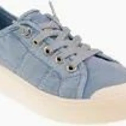 BOXED PAIR OF WOMENS BLOWFISH CANVAS SHOES IN BLUE - UK SIZE 6