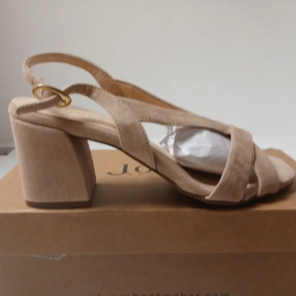 JONES BOOTMAKER TAUPE SUEDE SANDALS – UK 5 (EU 38)