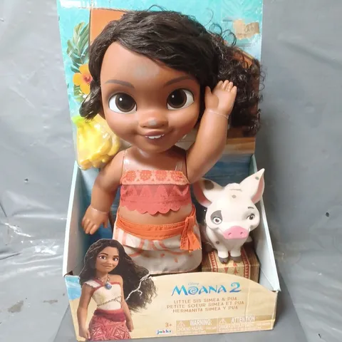 BOXED MOANA 2 LITTLE SIS SIMEA & PUA DOLL