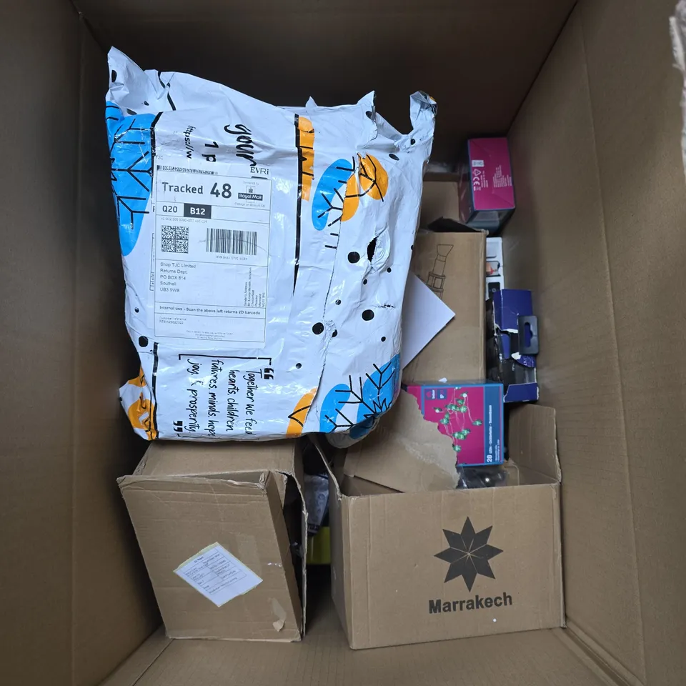 LARGE QUANTITY OF ASSORTED ITEMS TO INCLUDE TWIN GRIP CANE, ORAL IRIGATOR, BATTERY POWER PACK, ETC - COLLECTION ONLY