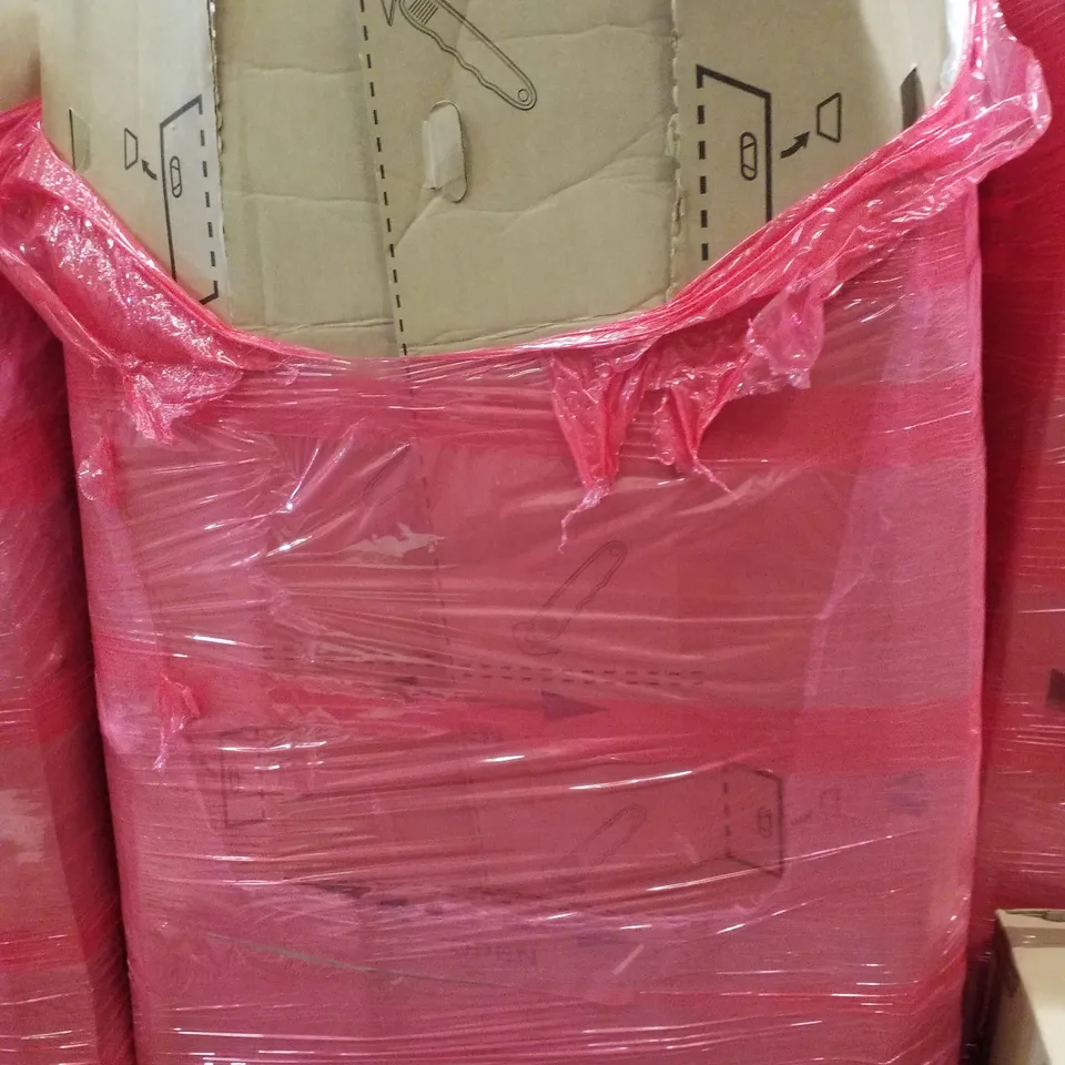 PALLET CONTAINING ASSORTED PRODUCTS INCLUDING PICTURE FRAME SET, FLOATING SHELVES, WALKING FRAME, MOSQUITO NET & BED RAIL