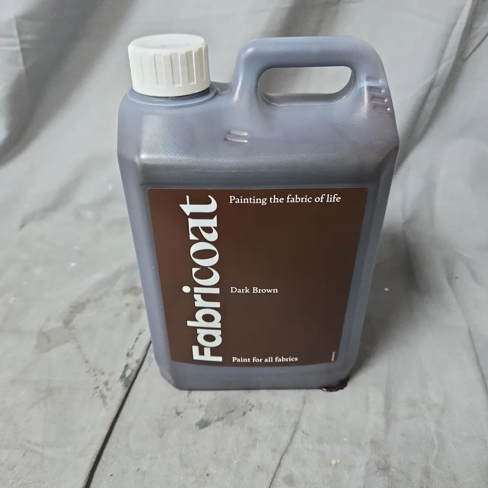 FABRICOAT FABRIC PAINT – DARK BROWN - 2.5L