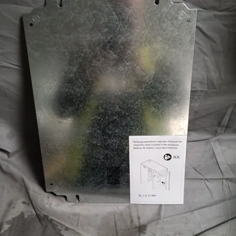 RITTAL METAL ELECTRICAL MOUNTING PANEL 30 X 40CM STEEL