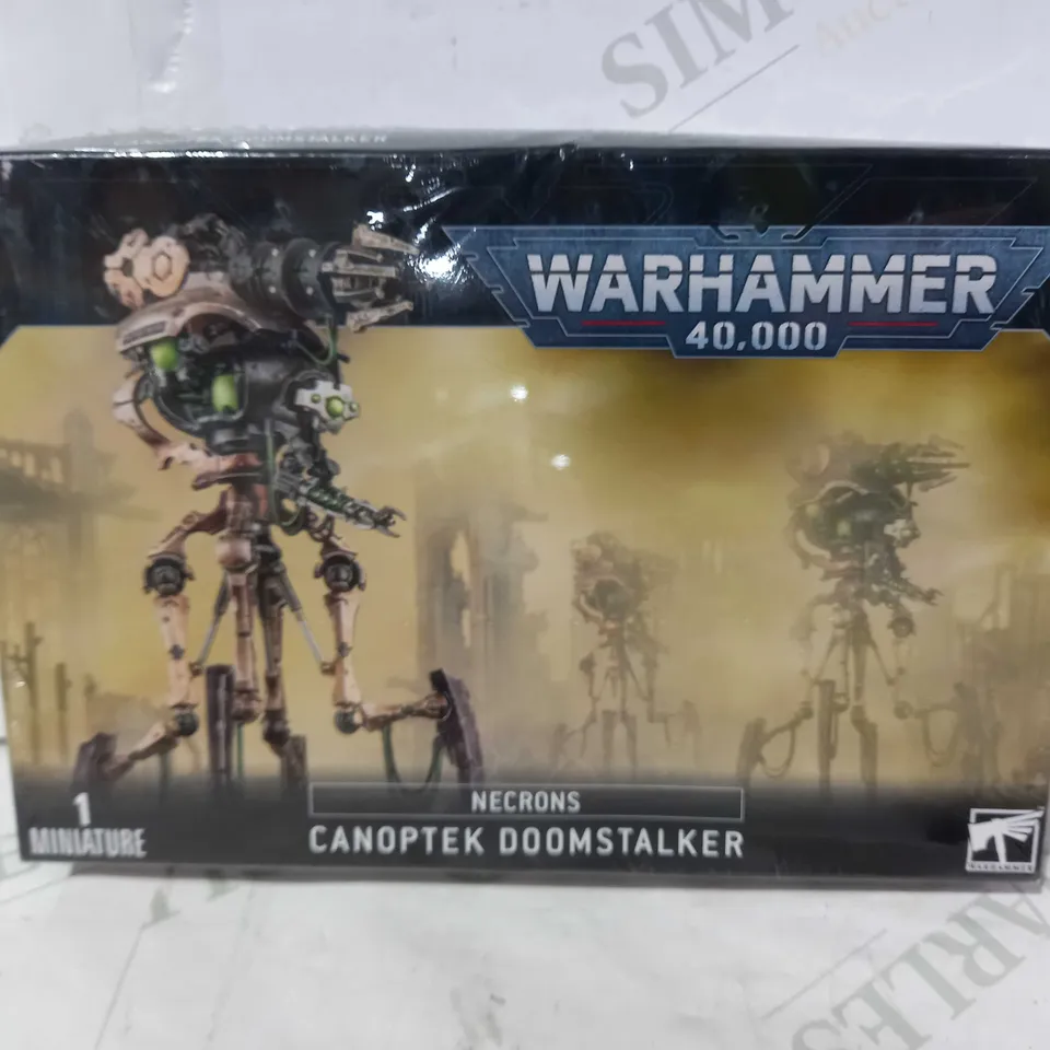 WARHAMMER 40K NECRONS CANOPTEK DOOMSTALKER MINIATURE