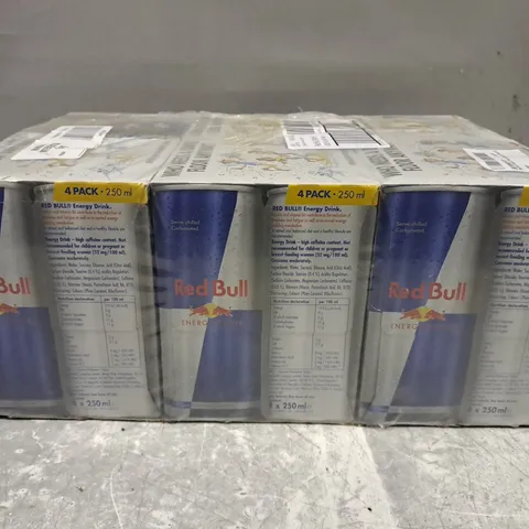 TOTE OF SIX RED BULL MULTI-PACKS (4 PER PACK)