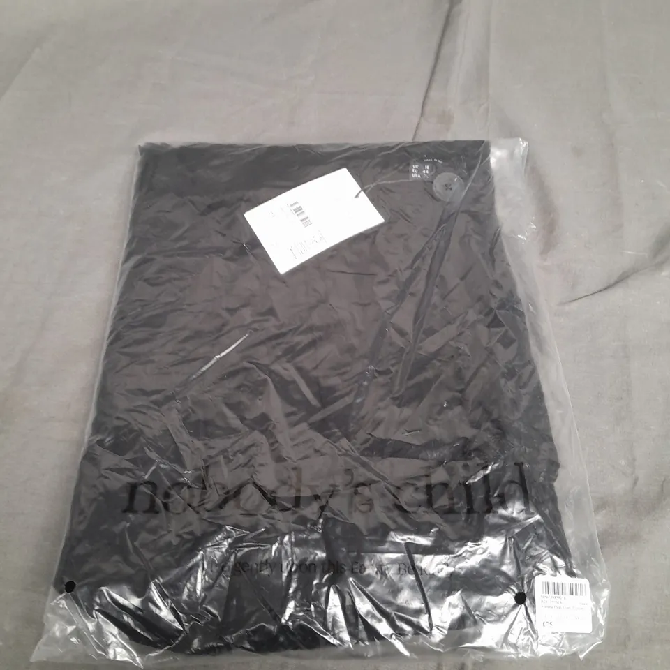 SEALED NOBODYS CHILD MALENA PLEAT FRONT TROUSERS IN BLACK - UK 16