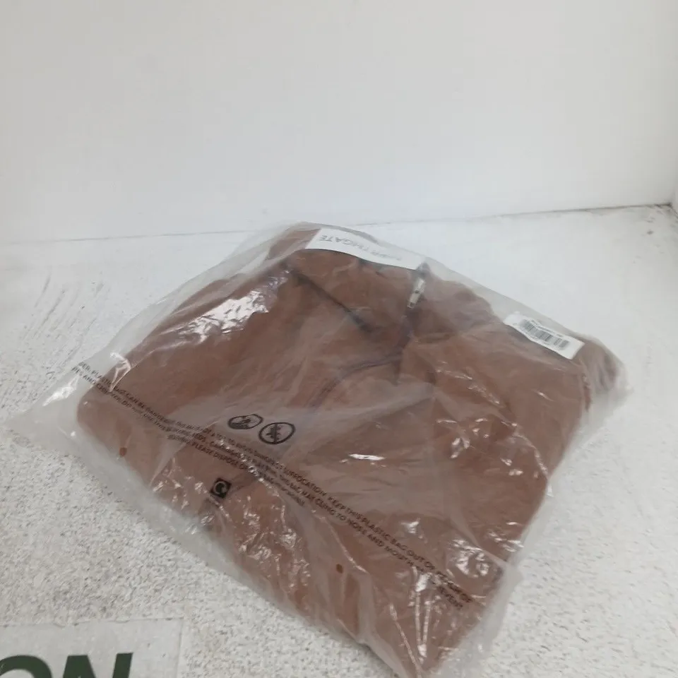 NORTHGATE BROWN FLEECE JACKET – XL