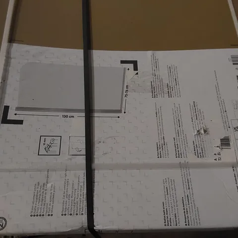 PALLET OF ASSORTED ITEMS INCLUDING ARKELL RADIUS BATH SCREEN, ZILA CORNER SHOWER SCREEN,