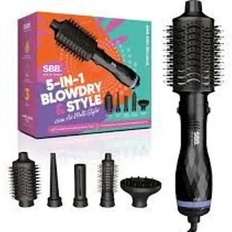 BOXED SBB 5-IN-1 BLOWDRY & STYLE 1200W MULTI-STYLER
